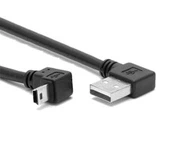 Vasak nurk USB 2.0 kiire kaabel pöörduv A alla nurk 5Pin Mini B Cabe