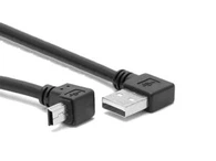 Vasak nurk USB2.0 A-tüüpi isane Mini USB b mees nurga 90 kraadi 5 Pin andmekaabel 480Mbps